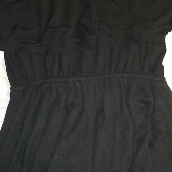 "Color Thread" Little Black Romper - Picture 11 of 12